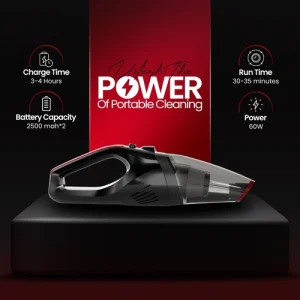 Hoover Cardless Vacuum Cleaner strong suction for cars bedroom carpet cleaning
