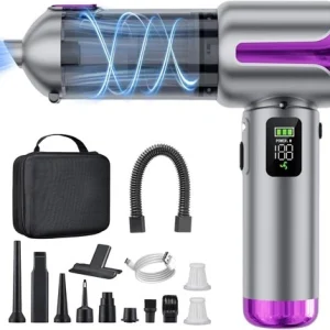 Cordless Car Vacuum Cleaner, 27000Pa High Power Handheld for Home & Pet Hair