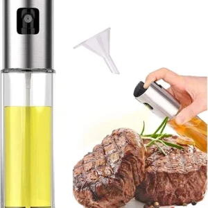 Refillable Olive Oil Spray Bottle Pump Sprayer Dispenser BBQ Cooking Vinegar