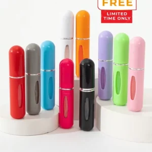 Refillable Perfume Atomiser 5 ml Spray Pump Portable Bottles Ideal for Travel